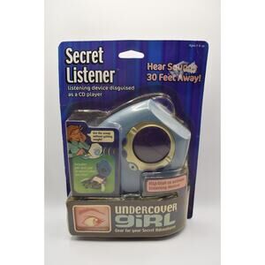 VTG NEW SEALED Undercover Girl Secret Listener Toy 2002 Listening Device